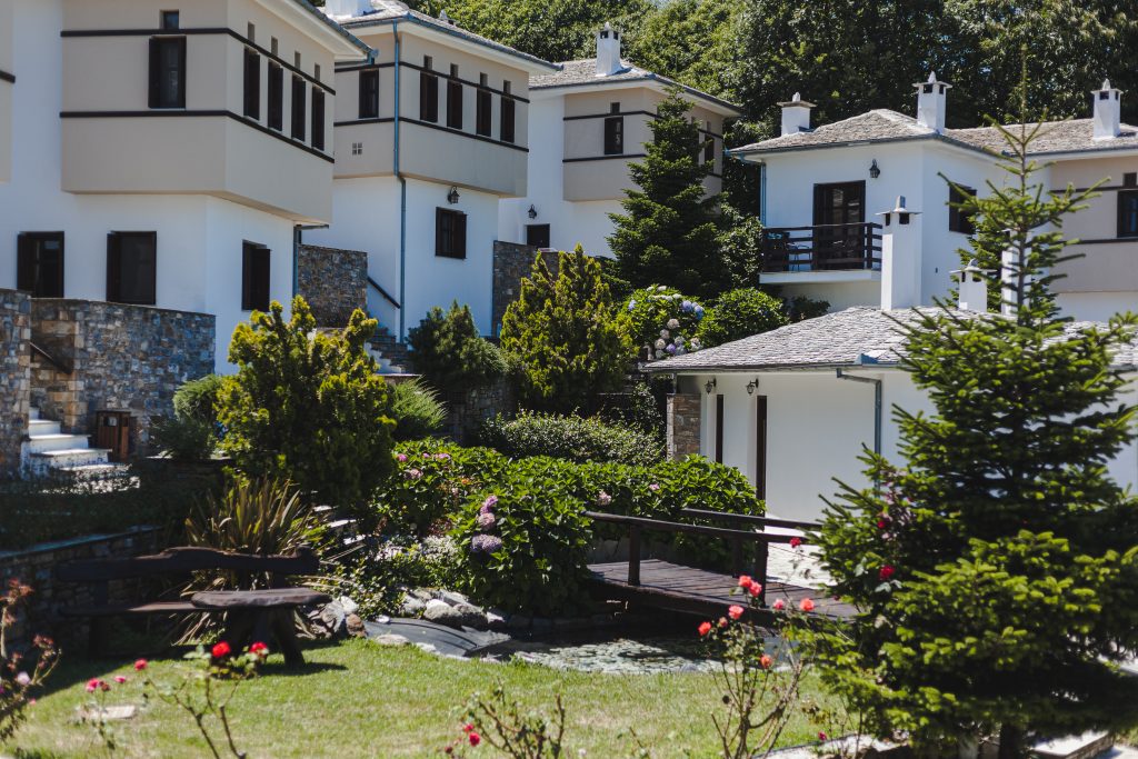 Greek Traditional Easter hotel gardens