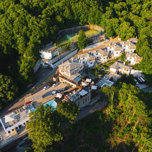 June vacation in Pelion 12 hotel from above